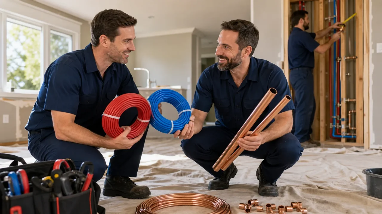 Whole-House Repipe Options for Titusville Homes: PEX vs. Copper